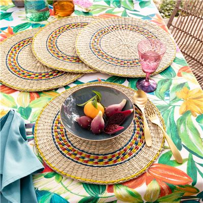 Accessoires de table tressés