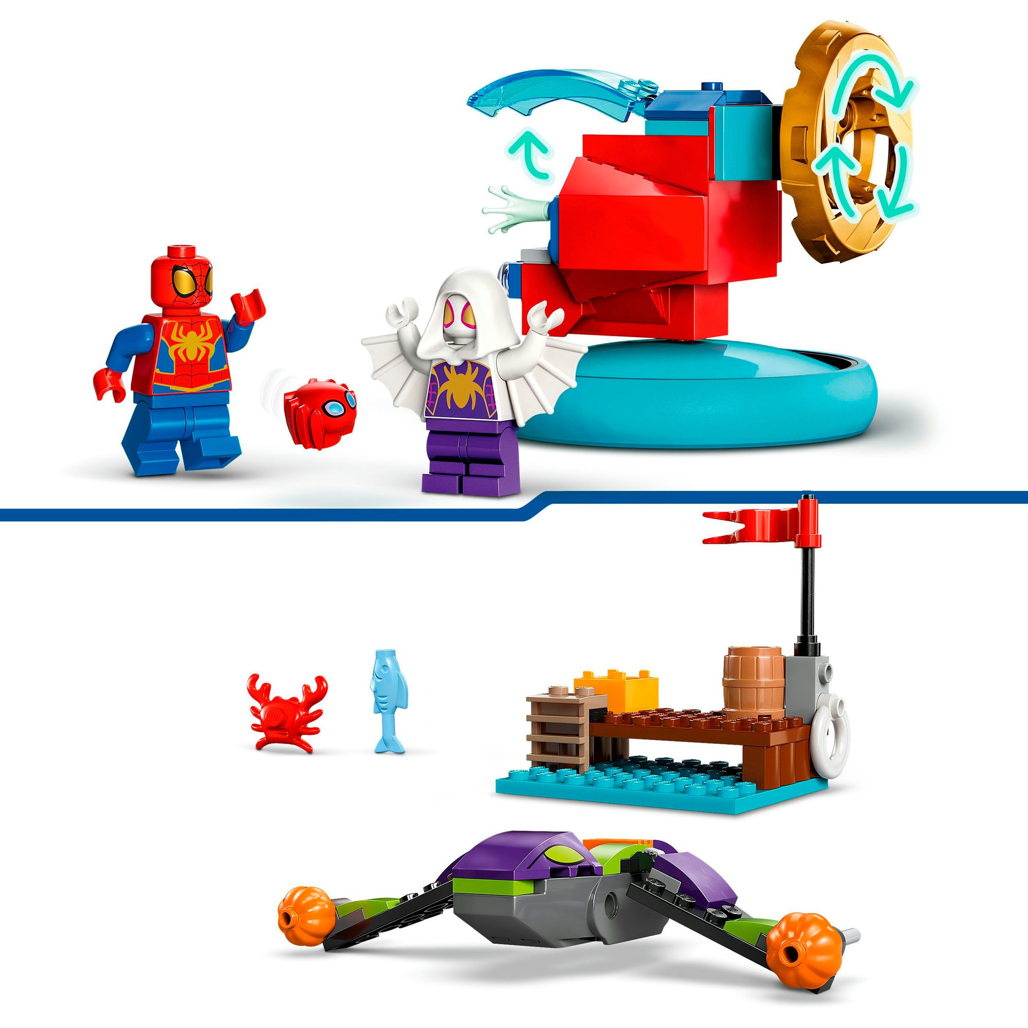 LEGO Konstruktionsspielzeug Marvel Spidey und seine Super-Freunde Spidey vs. Green Goblin