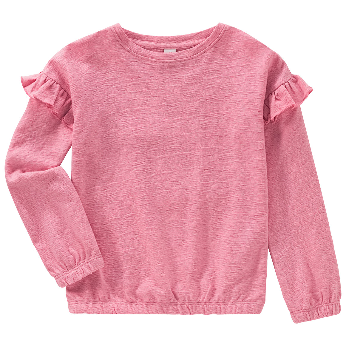 Topolino Mädchen Langarmshirt mit Rüschen rosa