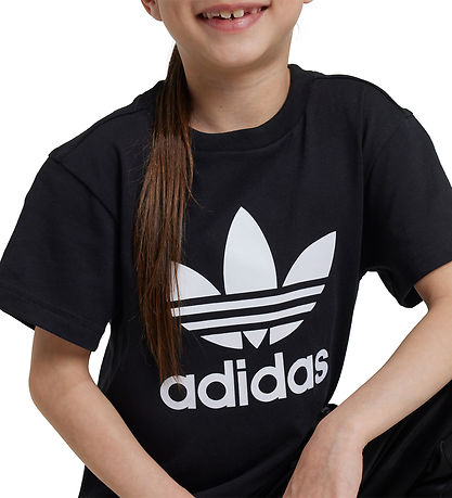 adidas Originals T-shirt - Trefoil - Sort