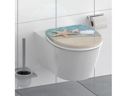 SCHUTTE - Schütte siège de toilette avec fermeture en douceur beach