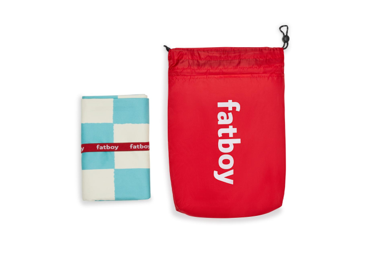 Fatboy Beach Baggy XL strandlaken 200x90 Chess Azur