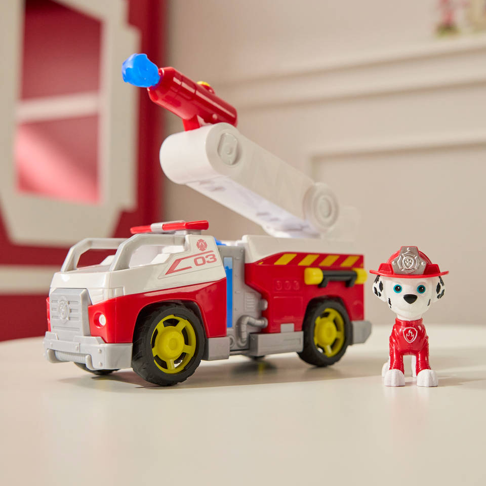 PAW Patrol Brandweerredding Marshall's brandweerwagen met speelfiguur