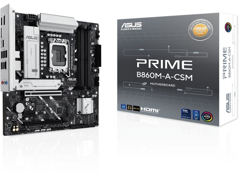 ASUS Mainboard PRIME B860M-A-CSM Micro-ATX-Motherboard mit B860 Chipsatz