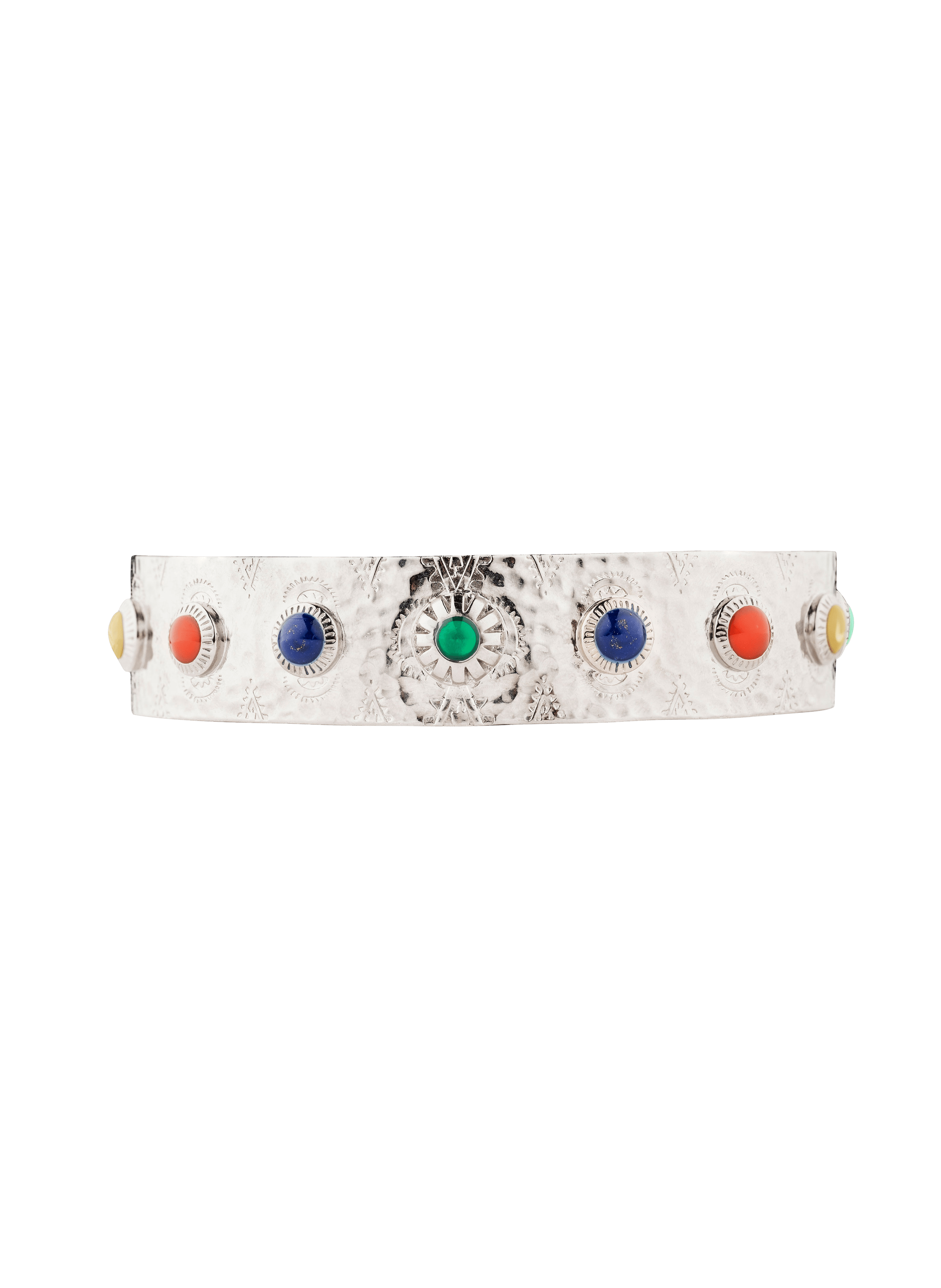 TODO - Bracelet jonc ajustable en laiton argenté | Argent