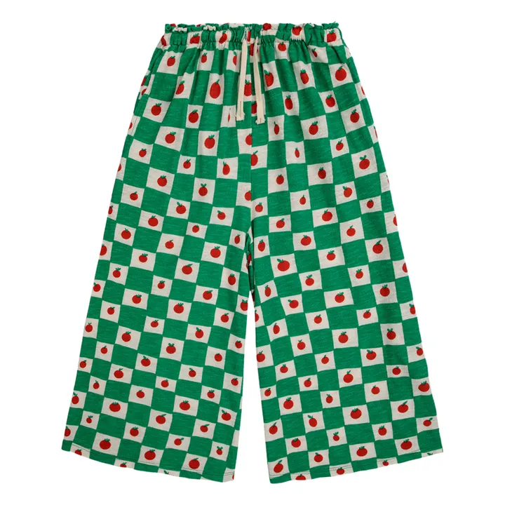 Bobo Choses Jupe-Culotte Maille Coton Bio Tomates | Vert