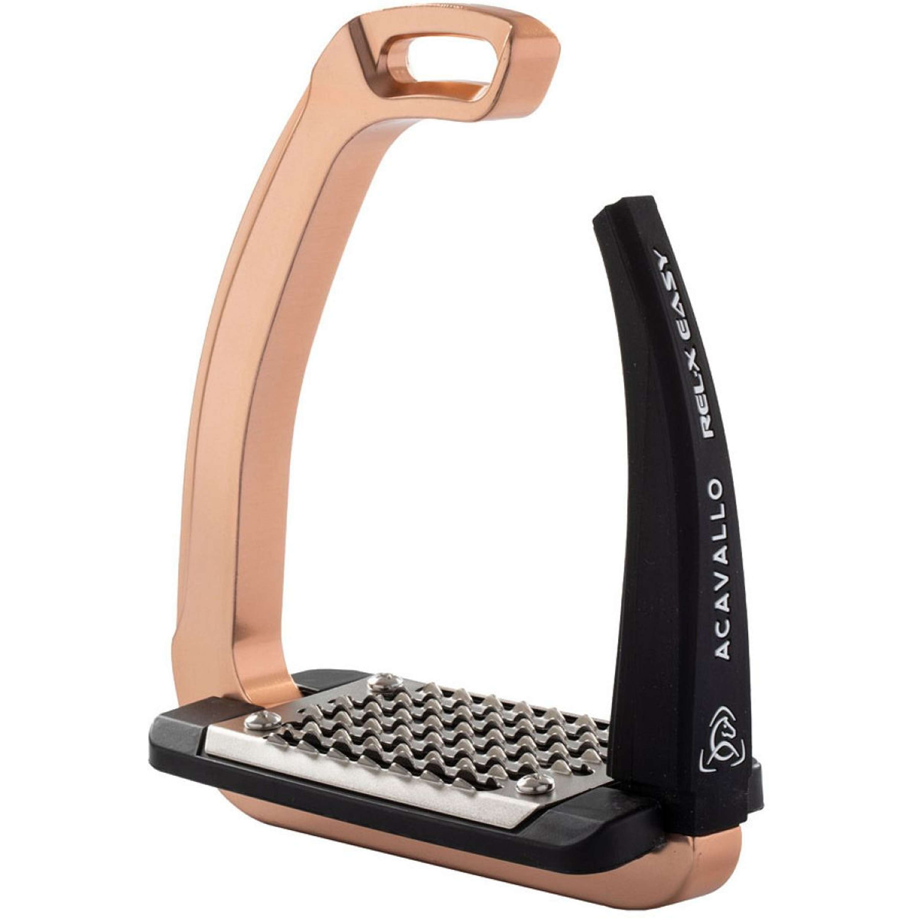Acavallo Stijgbeugels REL-X Easy Zwart/Roségoud