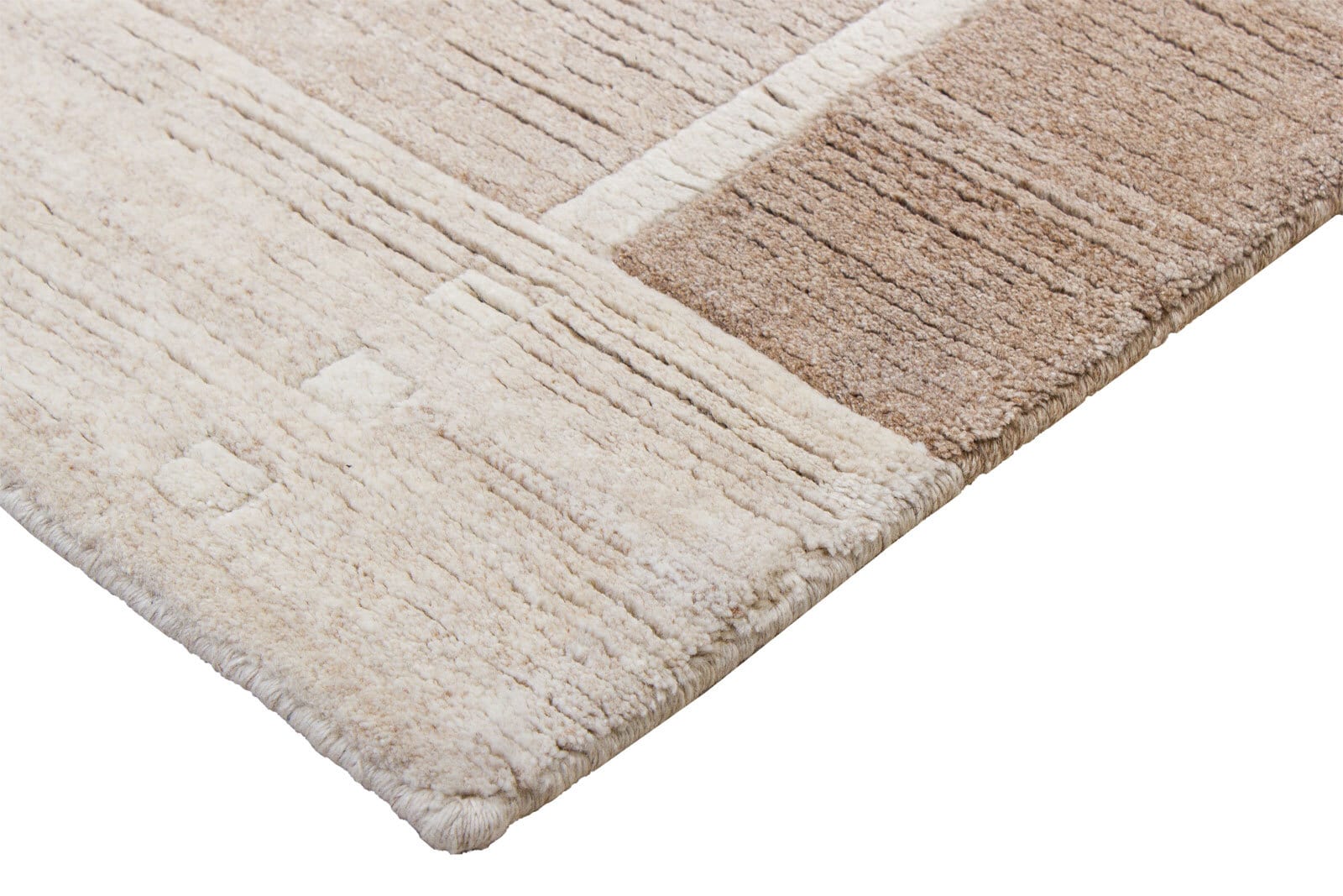 Nepalteppich INDO NEPAL KHANGRI 80 x 200 cm beige