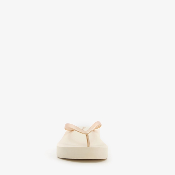 Supercracks dames teenslippers beige