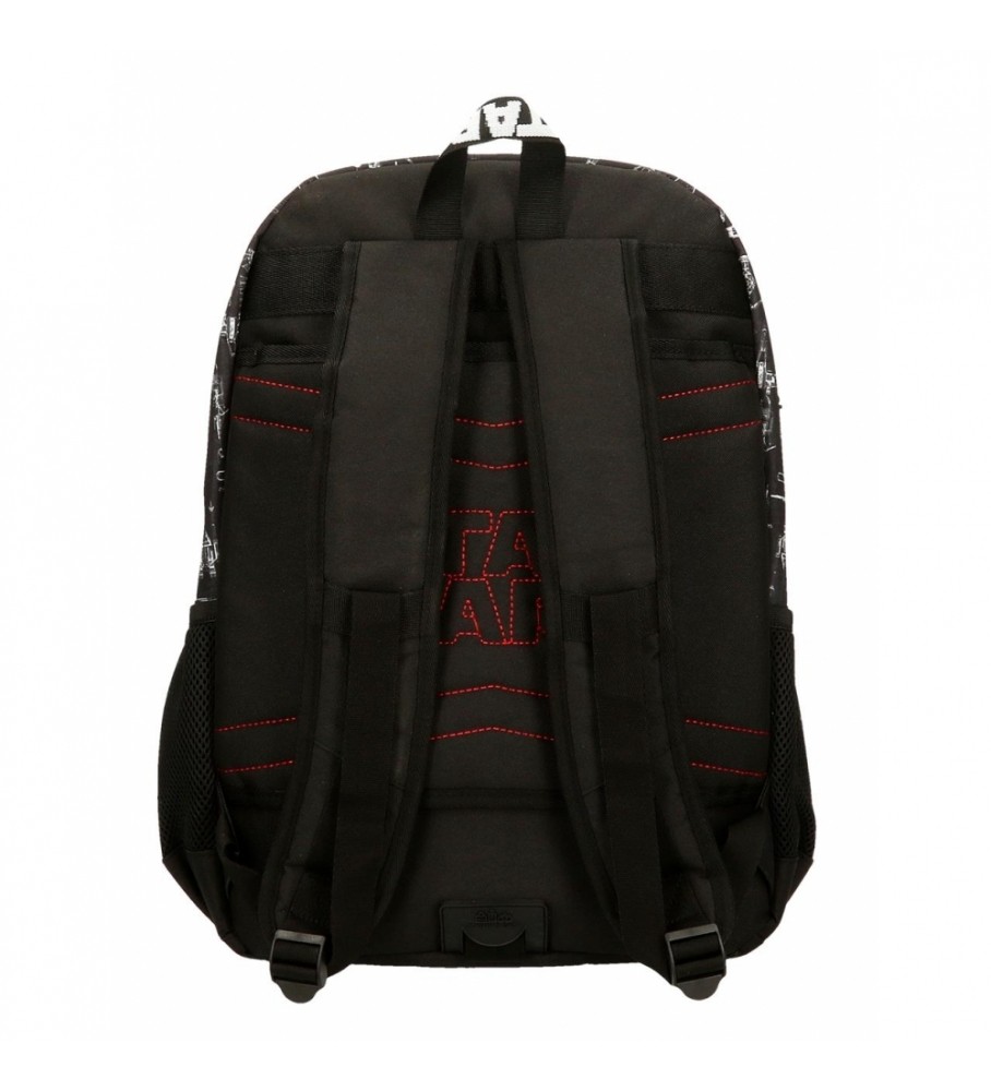 Joumma Bags Mochila escolar Adaptable Star Wars Space mission Doble Compartimento negro