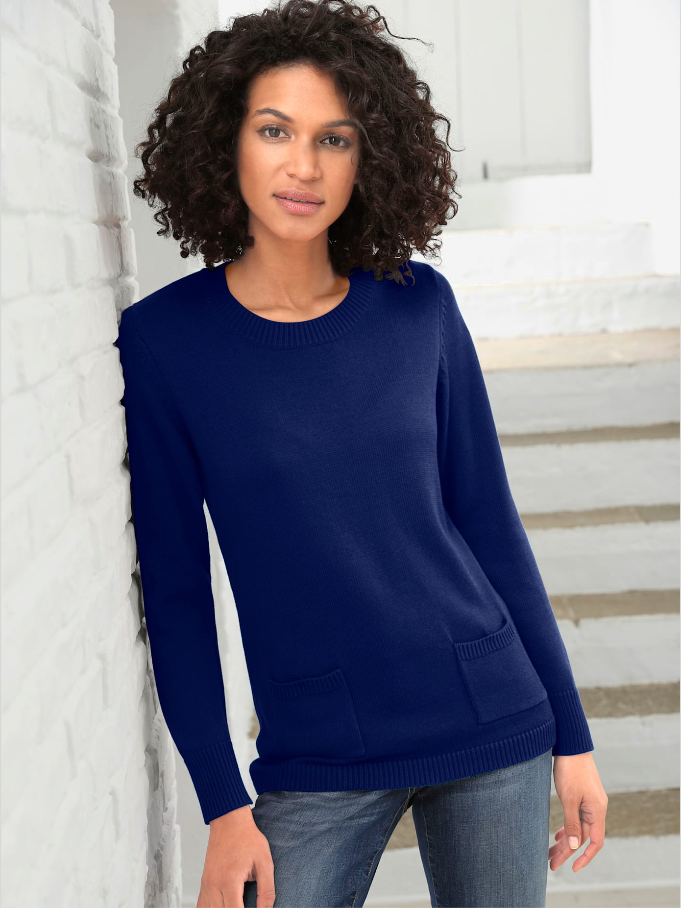 Pull encolure ronde différents coloris