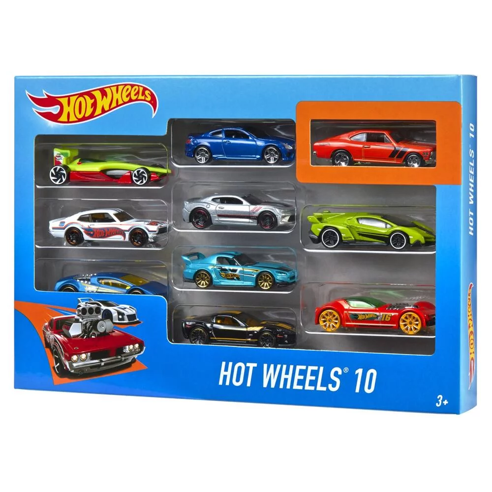 HOT WHEELS COFFRET DE 10 VEHICULES