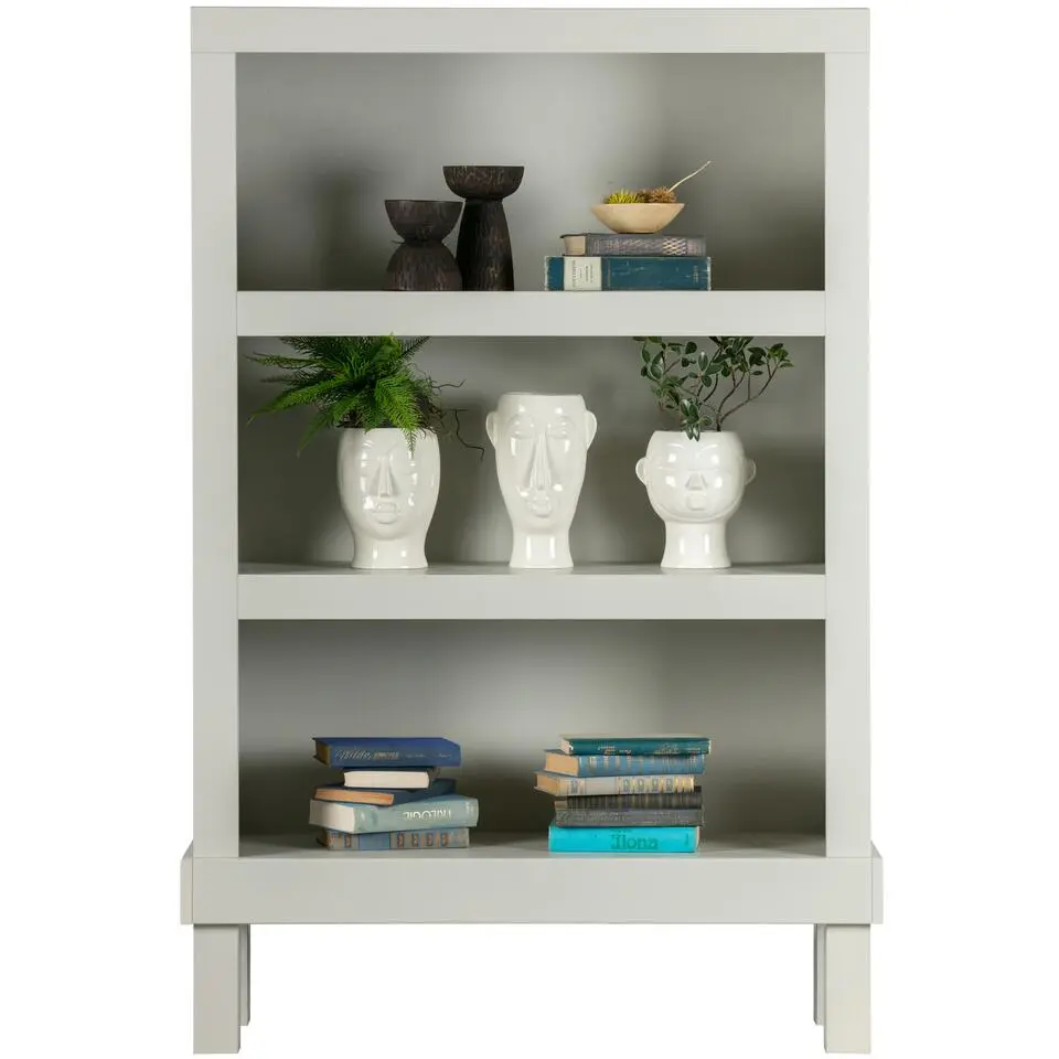 WOOOD Bonk Open Kast - Grenen - Mist - 160x103x37