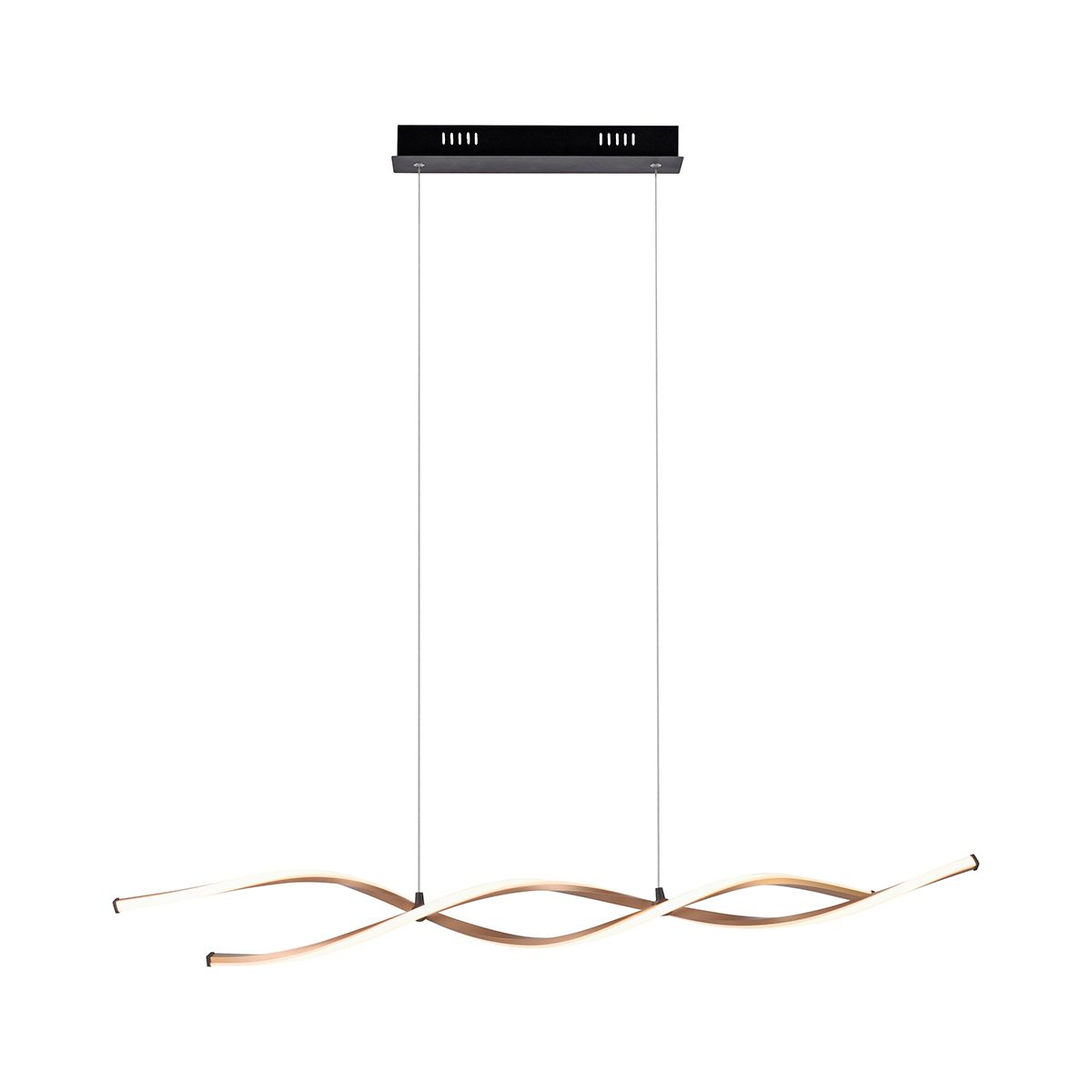 Design hanglamp goud incl. LED dimbaar - Zina