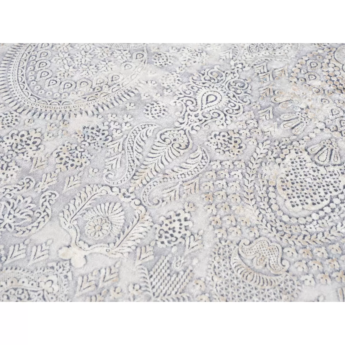 Teppich Glossy grau,silber,blau