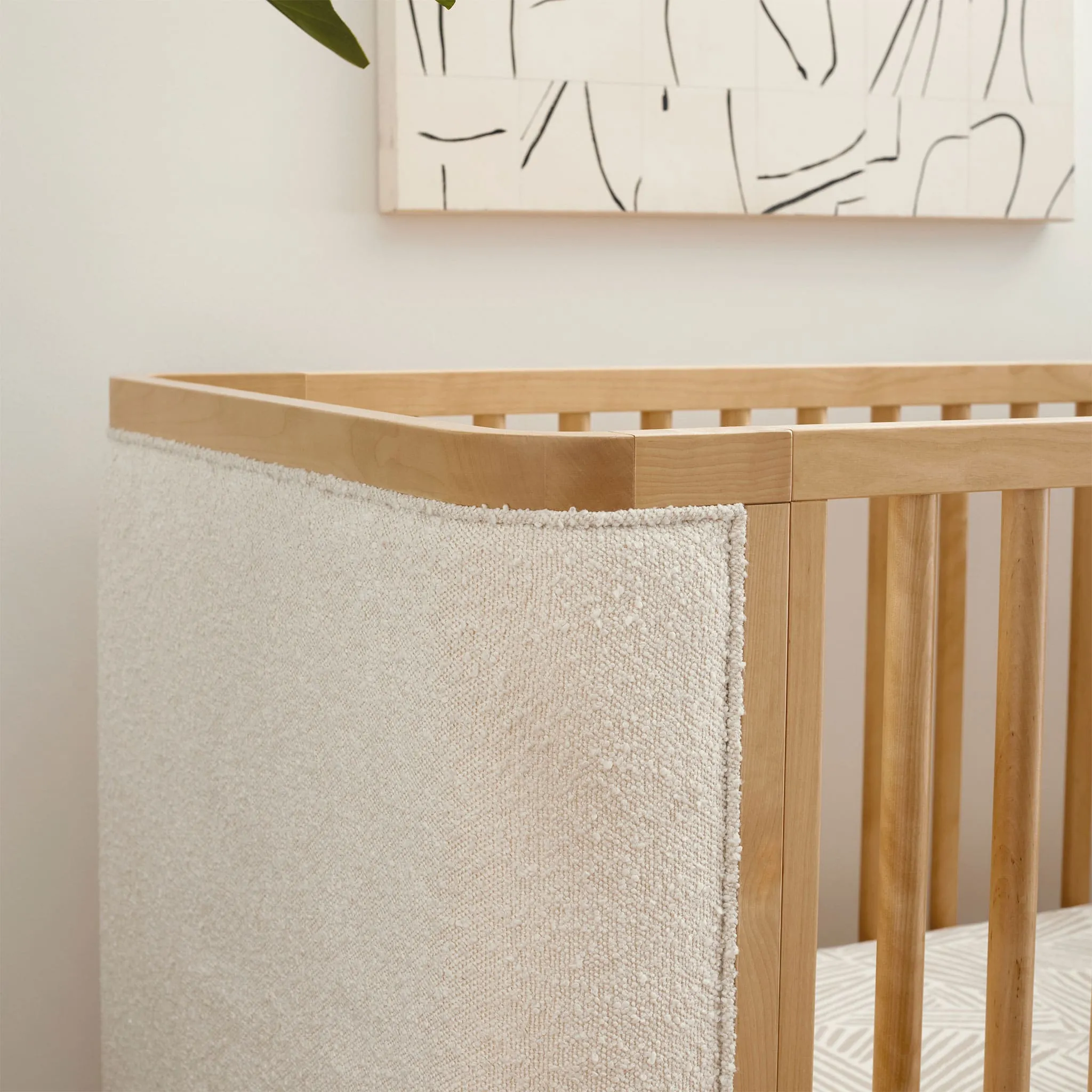 Babyletto Couchette Convertible 4-en-1 Bondi avec Kit de Conversion pour Lit pour tout-petit - Miel avec boucle ivoire
