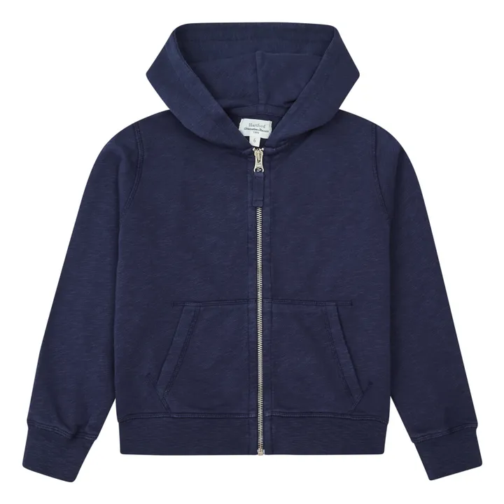 Hartford Hoodie Zippé | Bleu marine