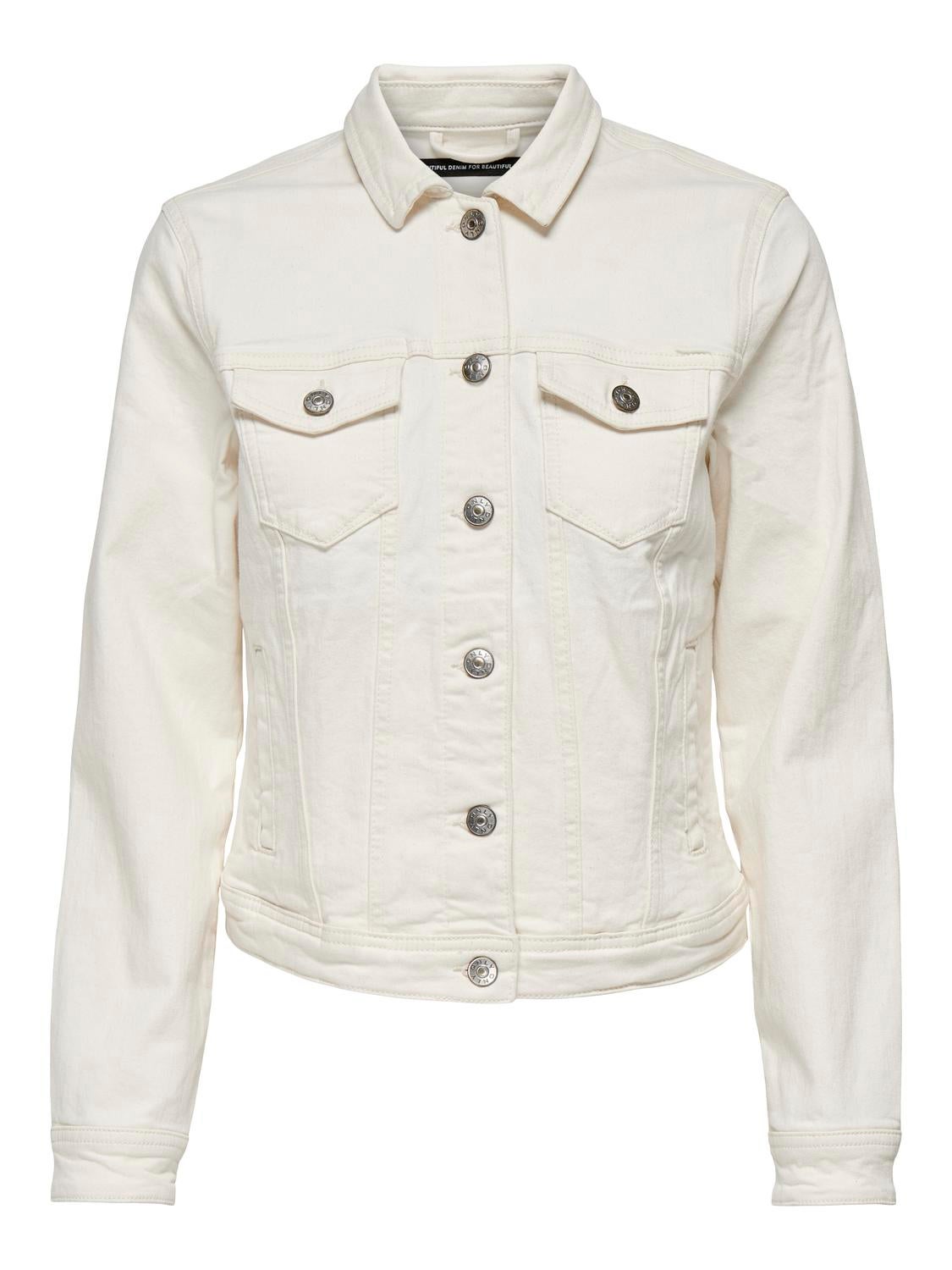 ONLTIA Jeansjacke Ecru