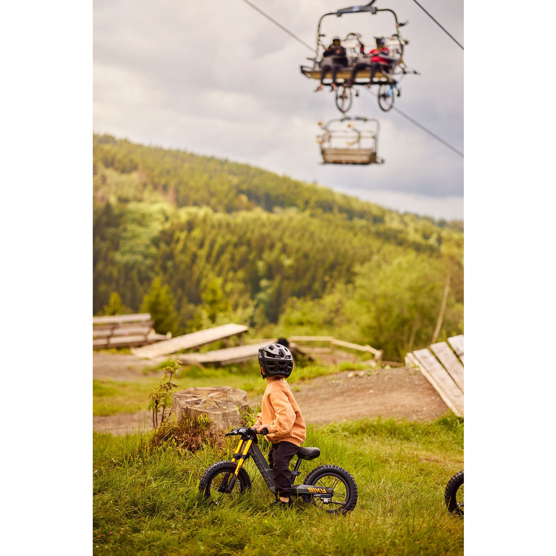 BERG Biky Cross 12 Inch Handrem Loopfiets 2026