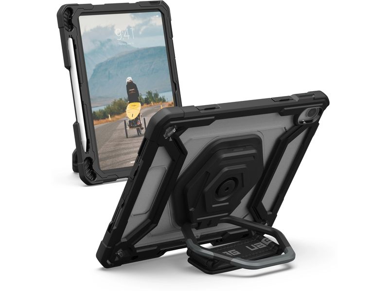 UAG Tablet Back Cover Plasma iPad 10th Gen. Ice/Black Robuste Tablet-Schutzhülle mit Handschlaufe für das Apple iPad 10th Gen.
