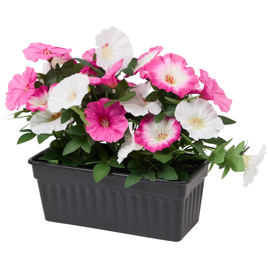 Kunstbloemen in bak Diverse varianten