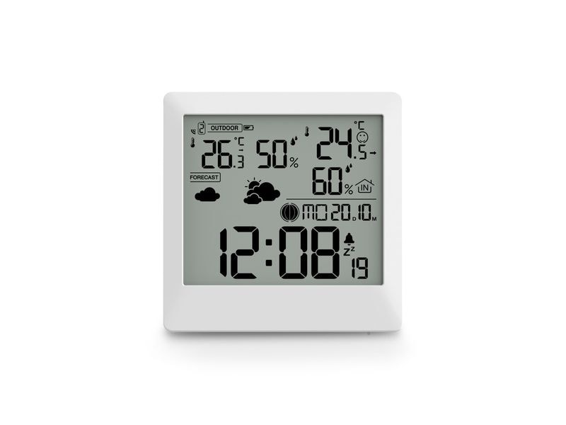 Hama Wetterstation Palawan, Weiss Wetterstation mit Aussensensor