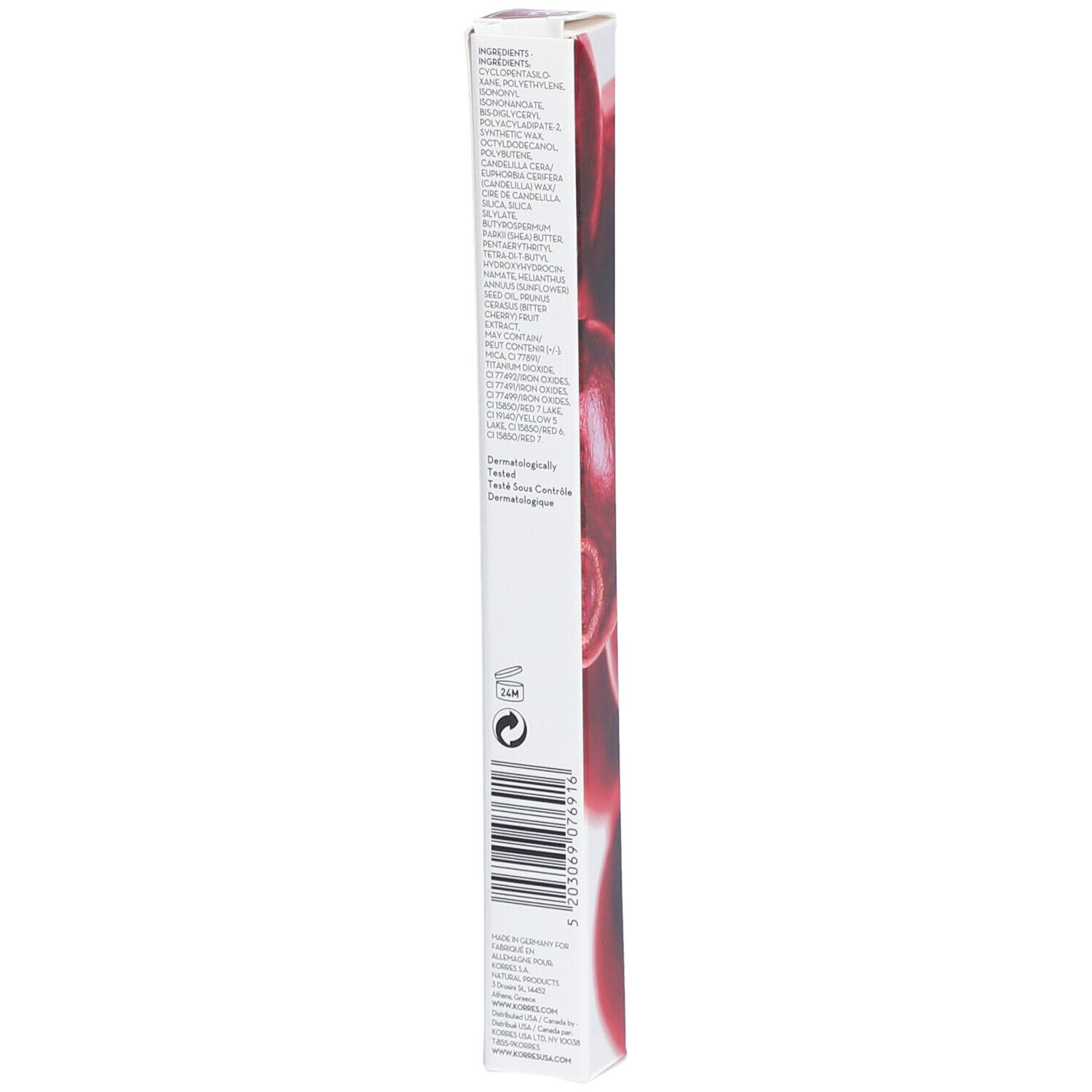 KORRES Morello Mechanical Lipliner Wine Red