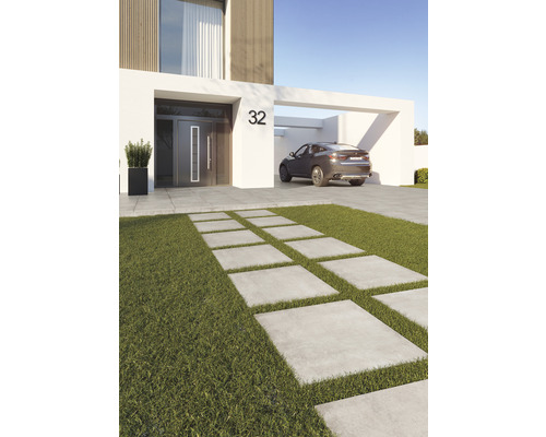 FLAIRSTONE porseleinen terrastegel Urban Desert gerectificeerde rand 60 x 60 x 2 cm