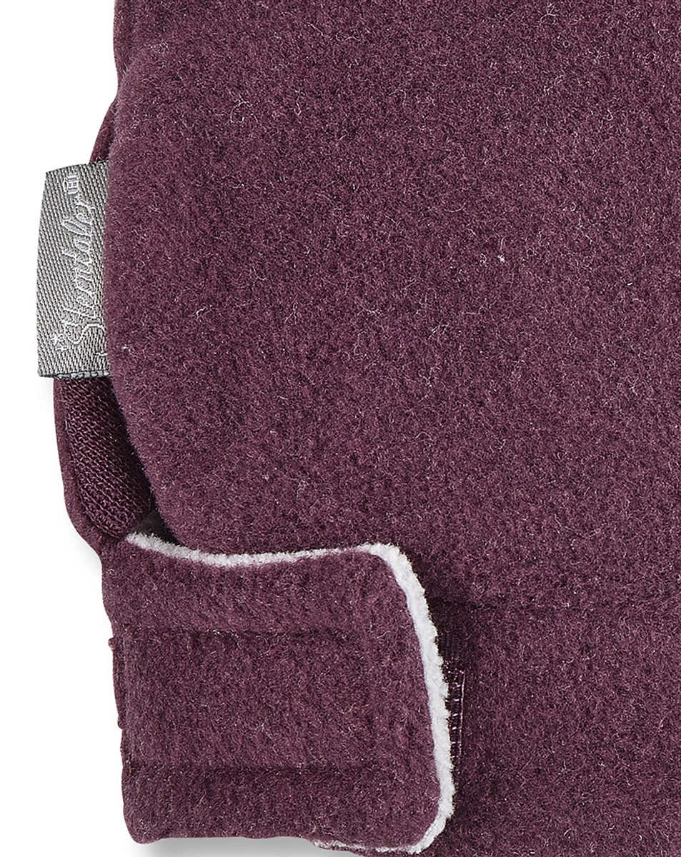 Fleece-Fäustlinge COSY in brombeere