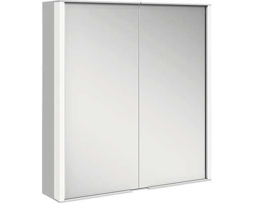 KEUCO Royal Match spiegelkast 65 x 16 x 70 cm aluminiumkleurig 2-deurs LED IP 20