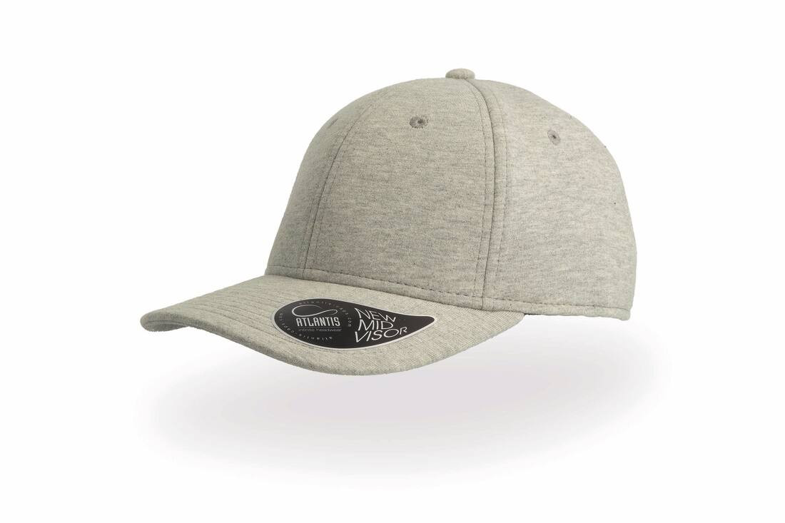 Atlantis AT059 - Casquette 6 Pans Mid Visor Jersey