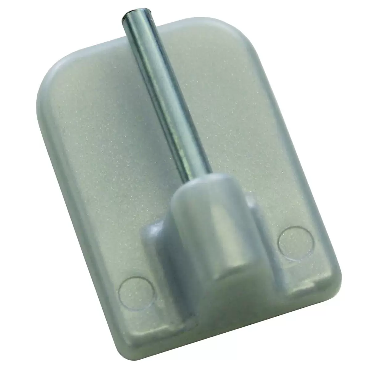 Vitragenhaken Selbstklebend Silber