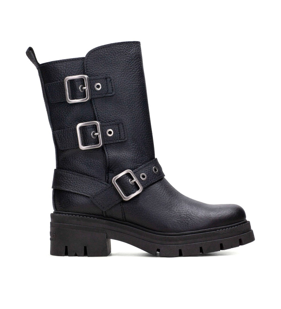 Botas Bolero Hispanitas em Couro Preto