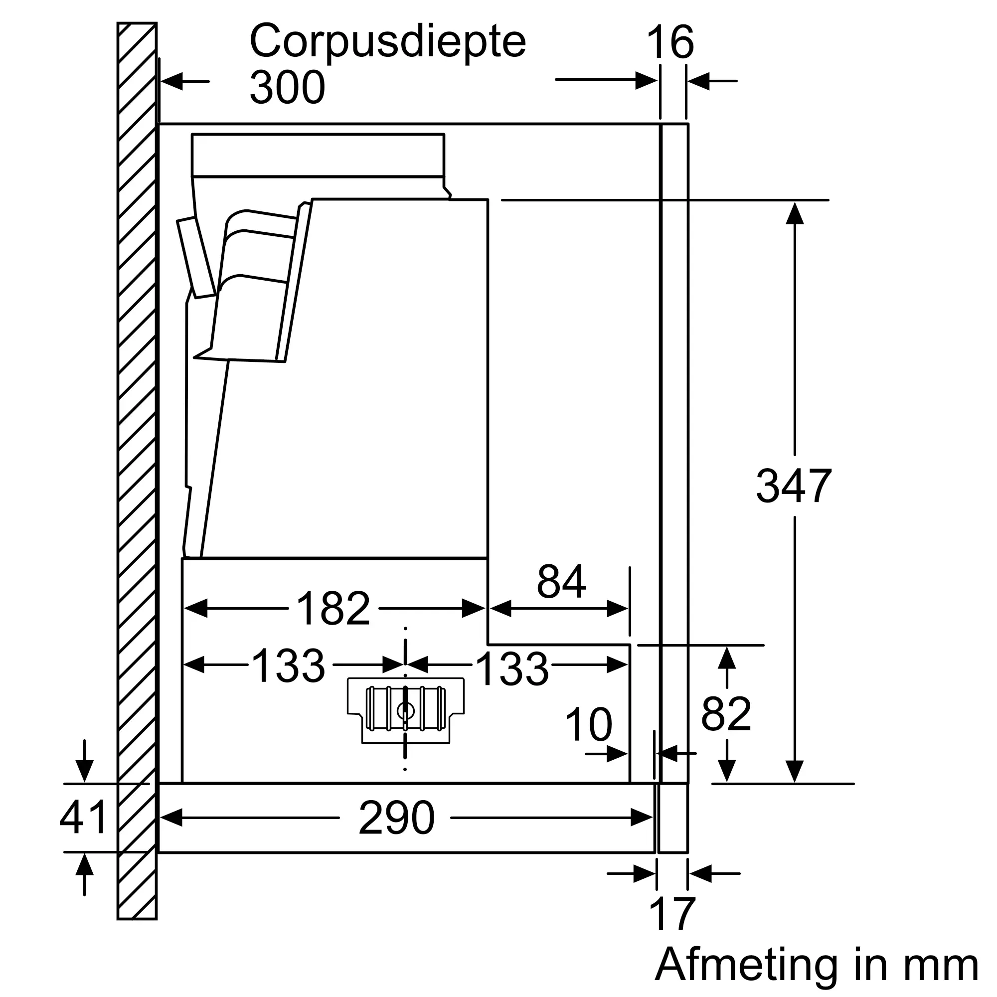 Serie 6 Vlakscherm afzuigkappen 90 cm Roestvrij staal