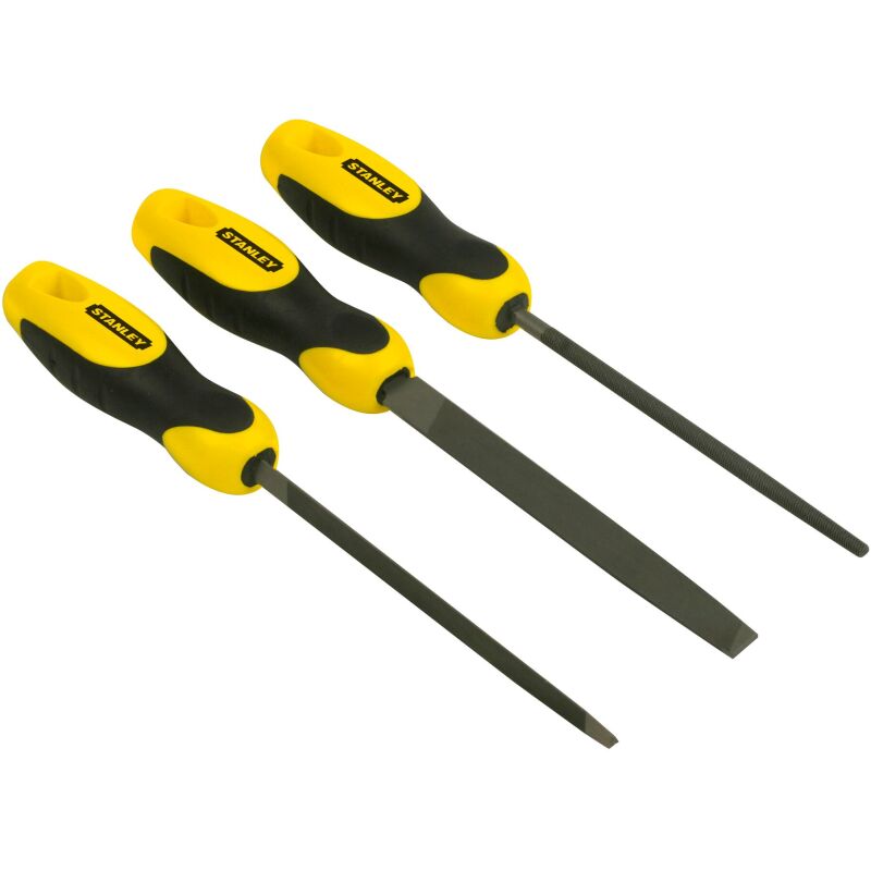 Limes bâtardes 150 mm - jeu de 3 pièces