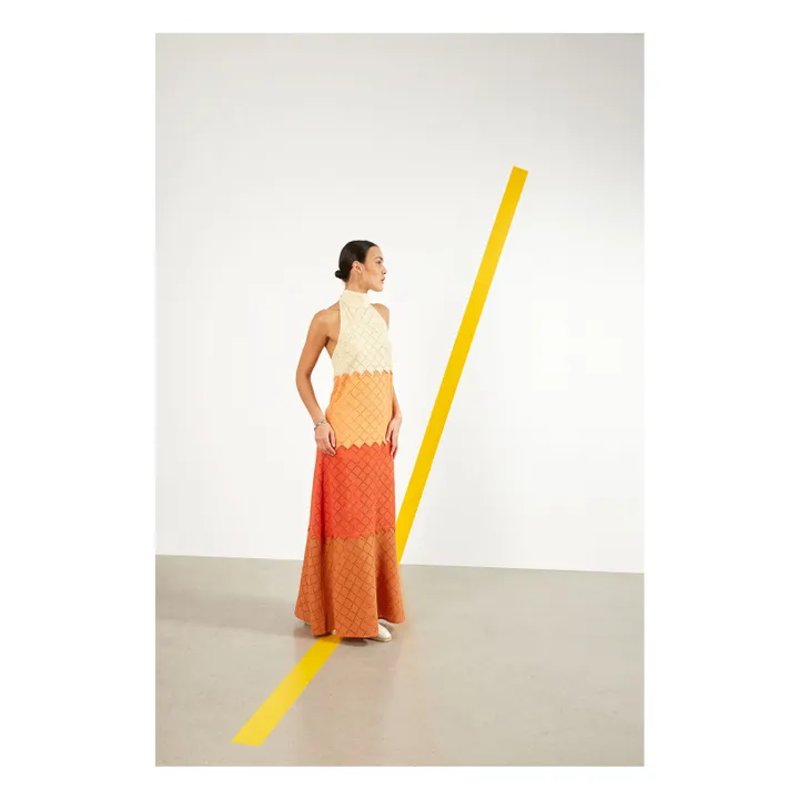 Maria de la Orden Robe Dalia | Orange
