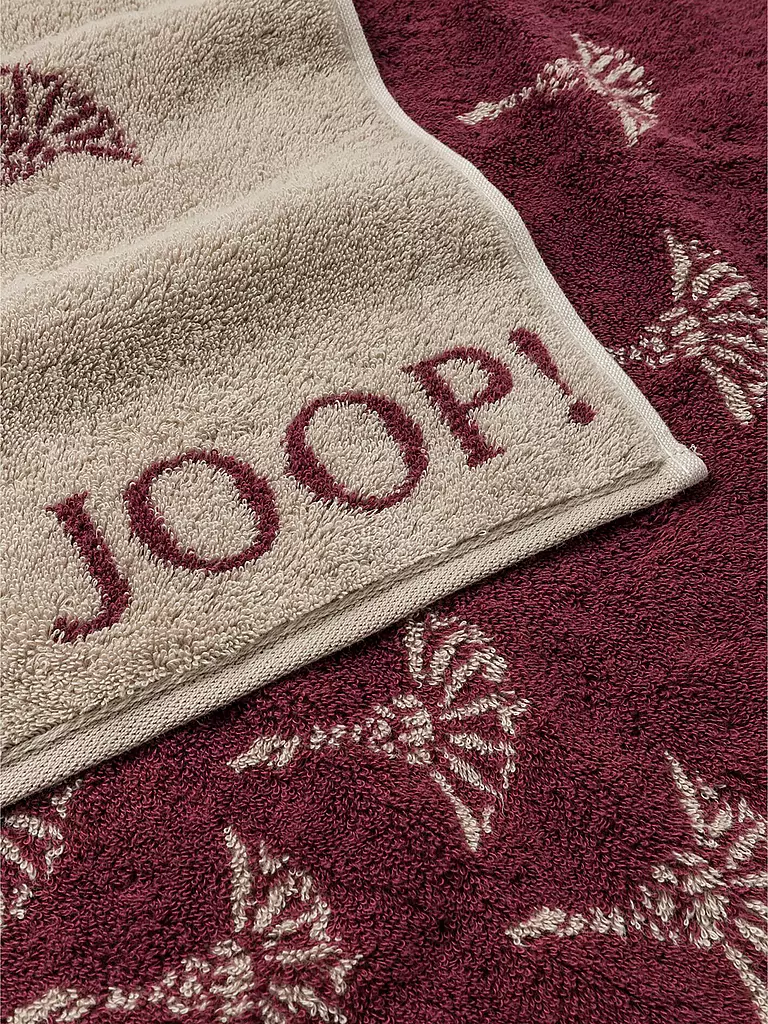 JOOP Handtuch SELECT FADED CORNFLOWER 50x100cm Rouge dunkelrot