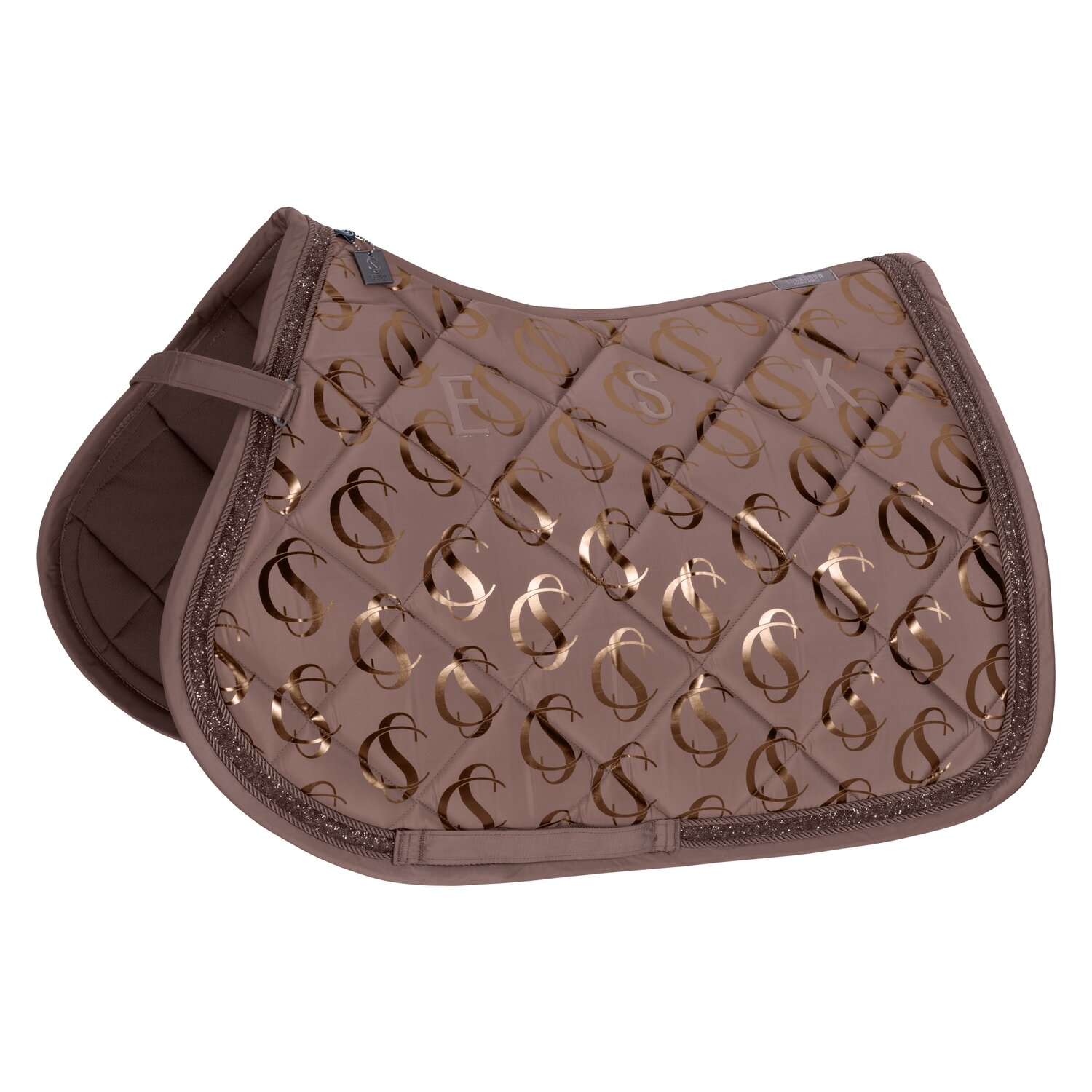 ESKADRON Classic Sports Schabracke Glossy Jewel  - deep taupe