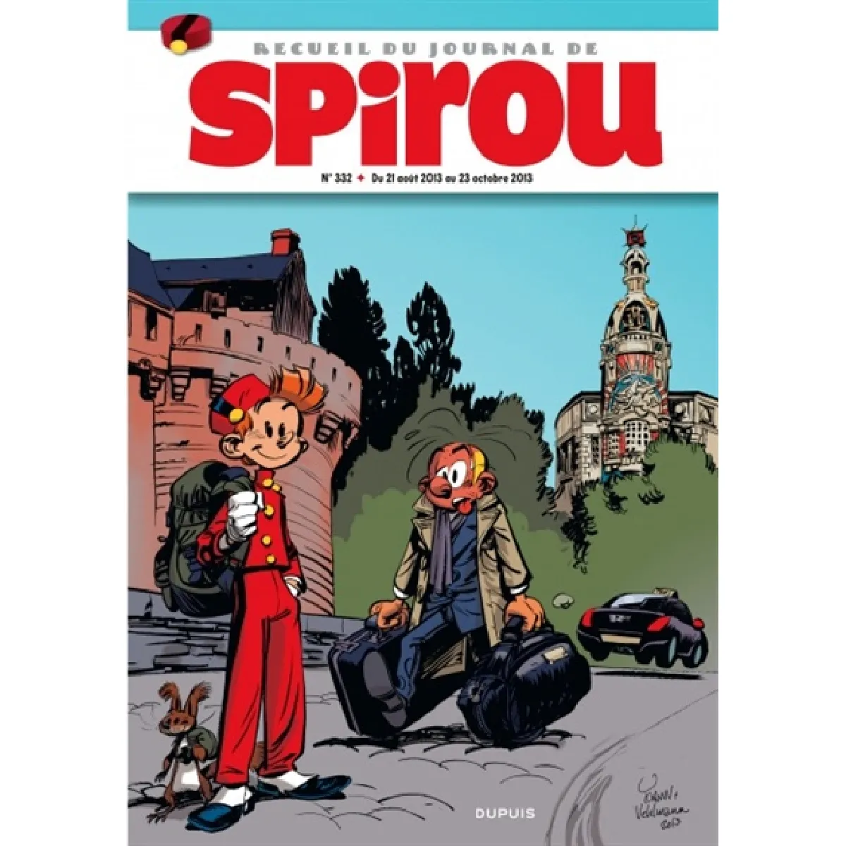 Recueil du journal de Spirou. Vol. 332. Du 21 août 2013 au 23 octobre 2013 · Occasion