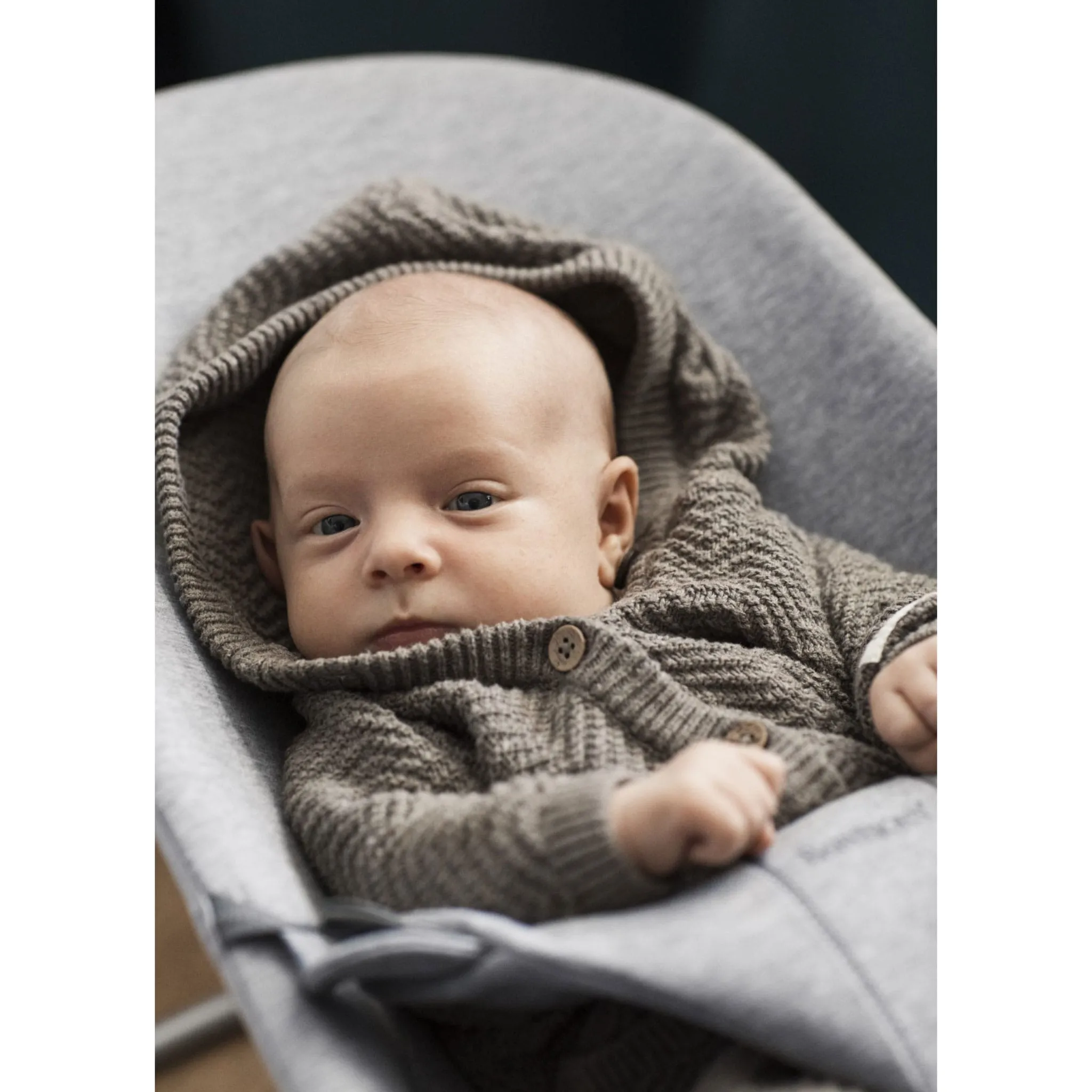 Babybjorn Siège Berçant Bliss 3D Jersey - Gris