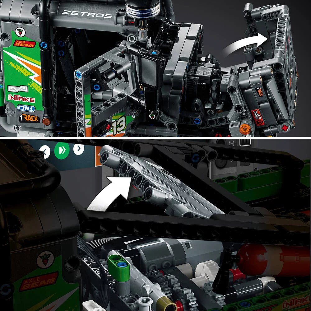 LEGO®TECHNIC 42129 - LE CAMION D’ESSAI 4X4 MERCEDES-BENZ ZETROS TELECOMMANDE