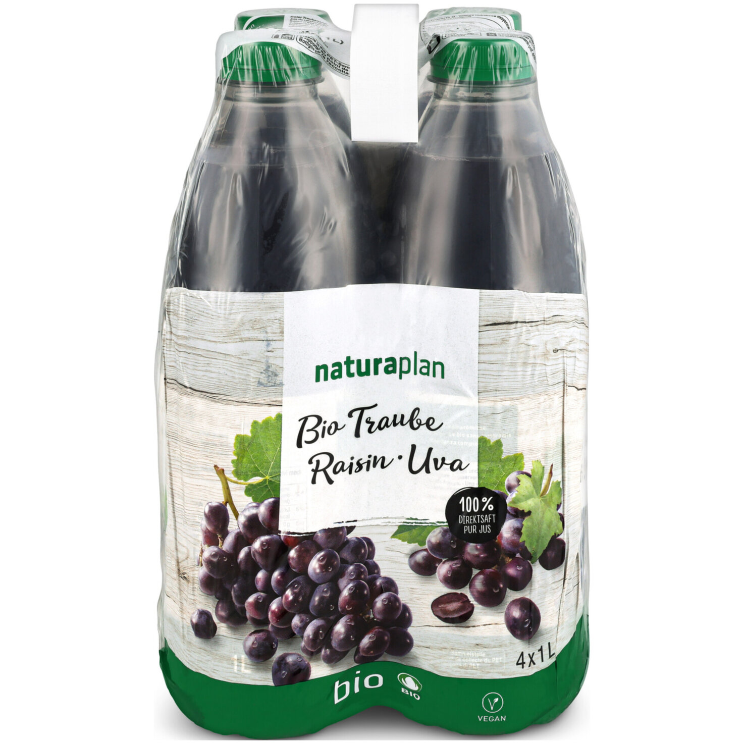 Naturaplan Bio Traubensaft 4x1l