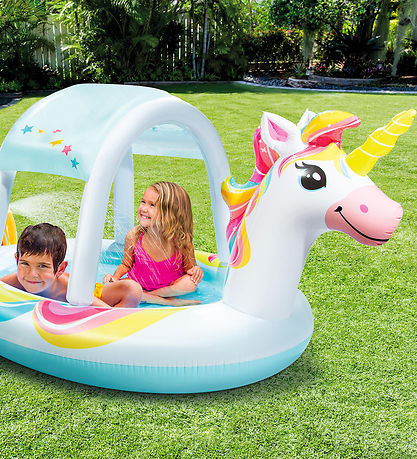 Intex Planschbecken - Unicorn Spray Pool - 254x132x109 cm - 130