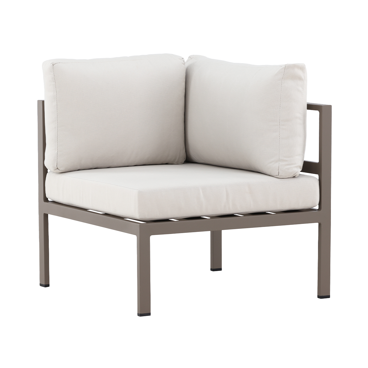 Modulair tuin hoekelement Glen Taupe