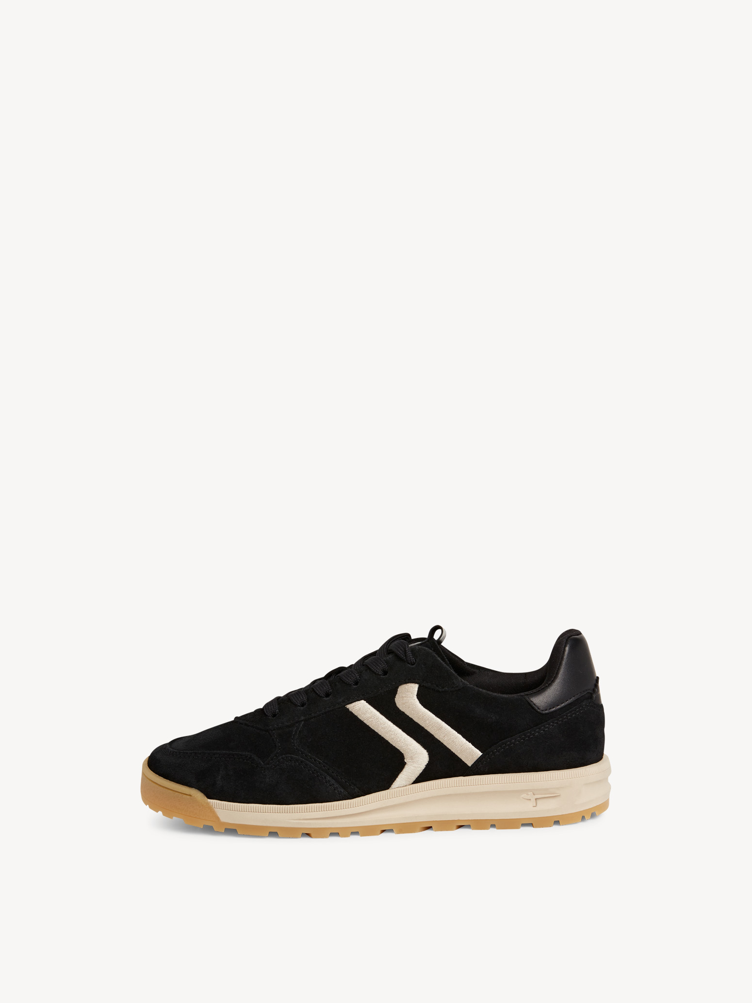Leren Sneaker - zwart