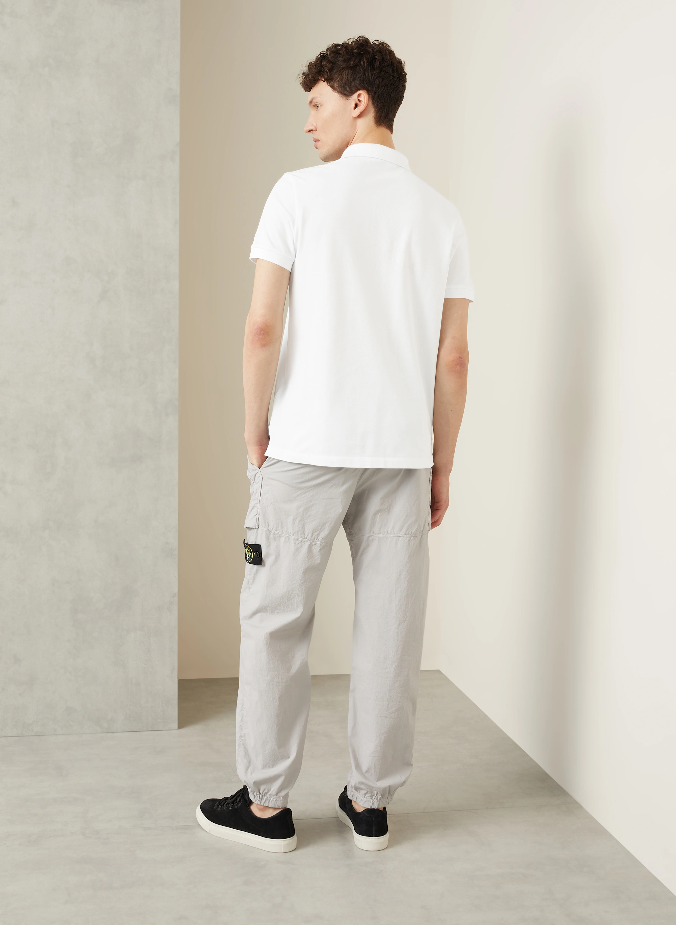 STONE ISLAND Piqué-Poloshirt Slim Fit