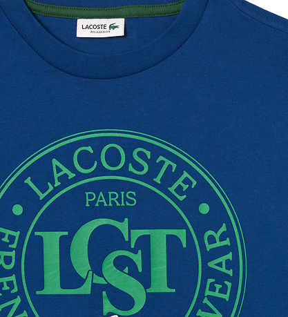 Lacoste T-Shirt - Globe m. Print