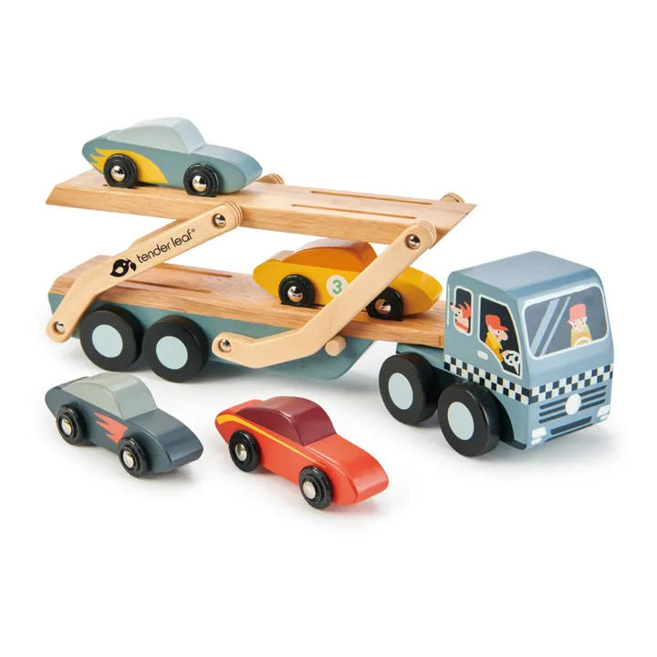 Tender Leaf Toys Transporteur de Voitures en bois