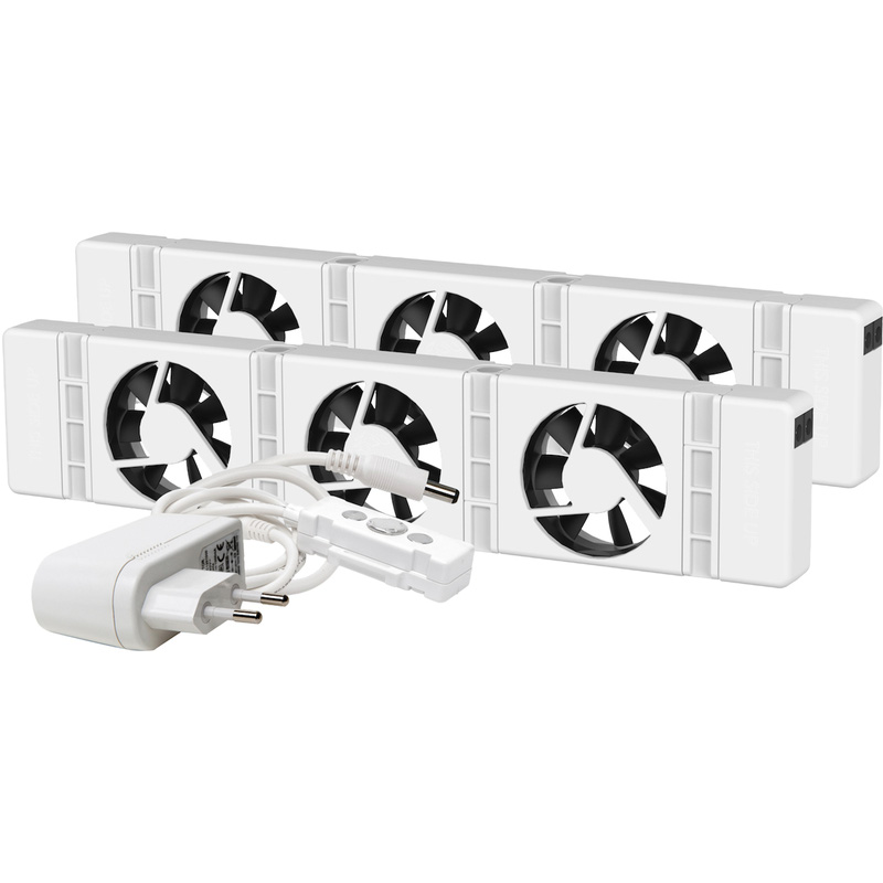 Speedcomfort radiatorventilator Duo wit