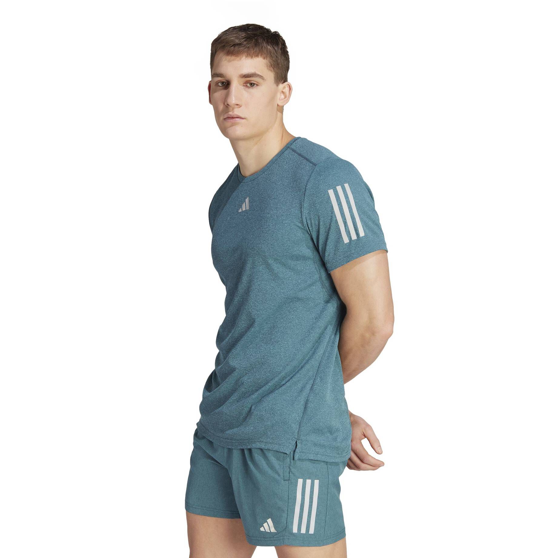adidas Performance| Herren Laufshirt OWN THE RUN HEATHER TEE